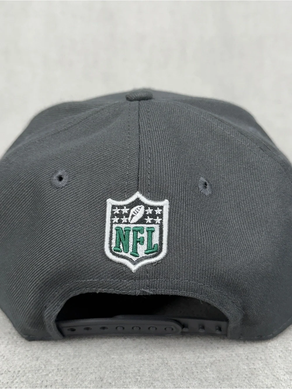 New York Jets Hat Era 9Fifty NFL Draft Snapback Graphite Side Patch A-Frame Flat